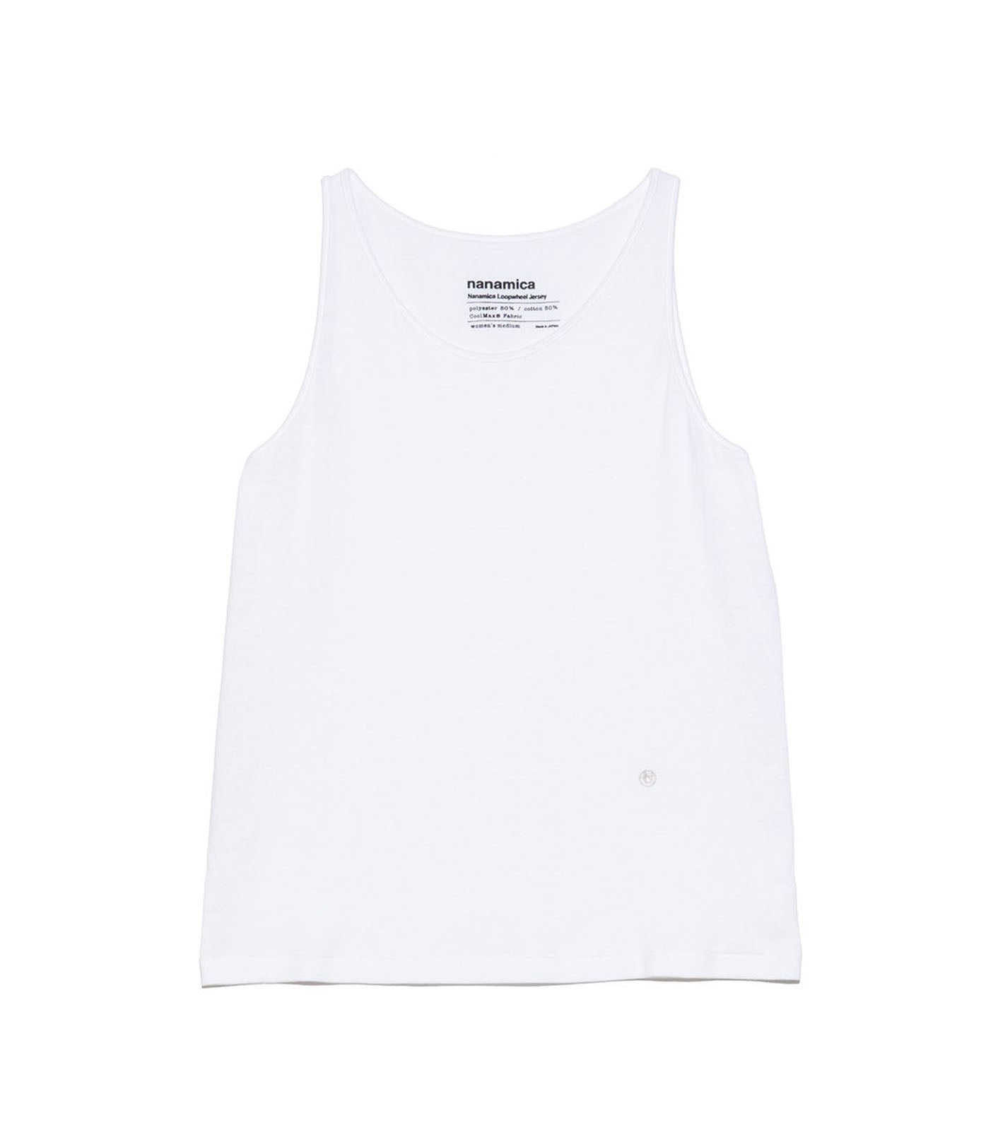 nanamica Loopwheel COOLMAX Jersey Camisole - W(White)
