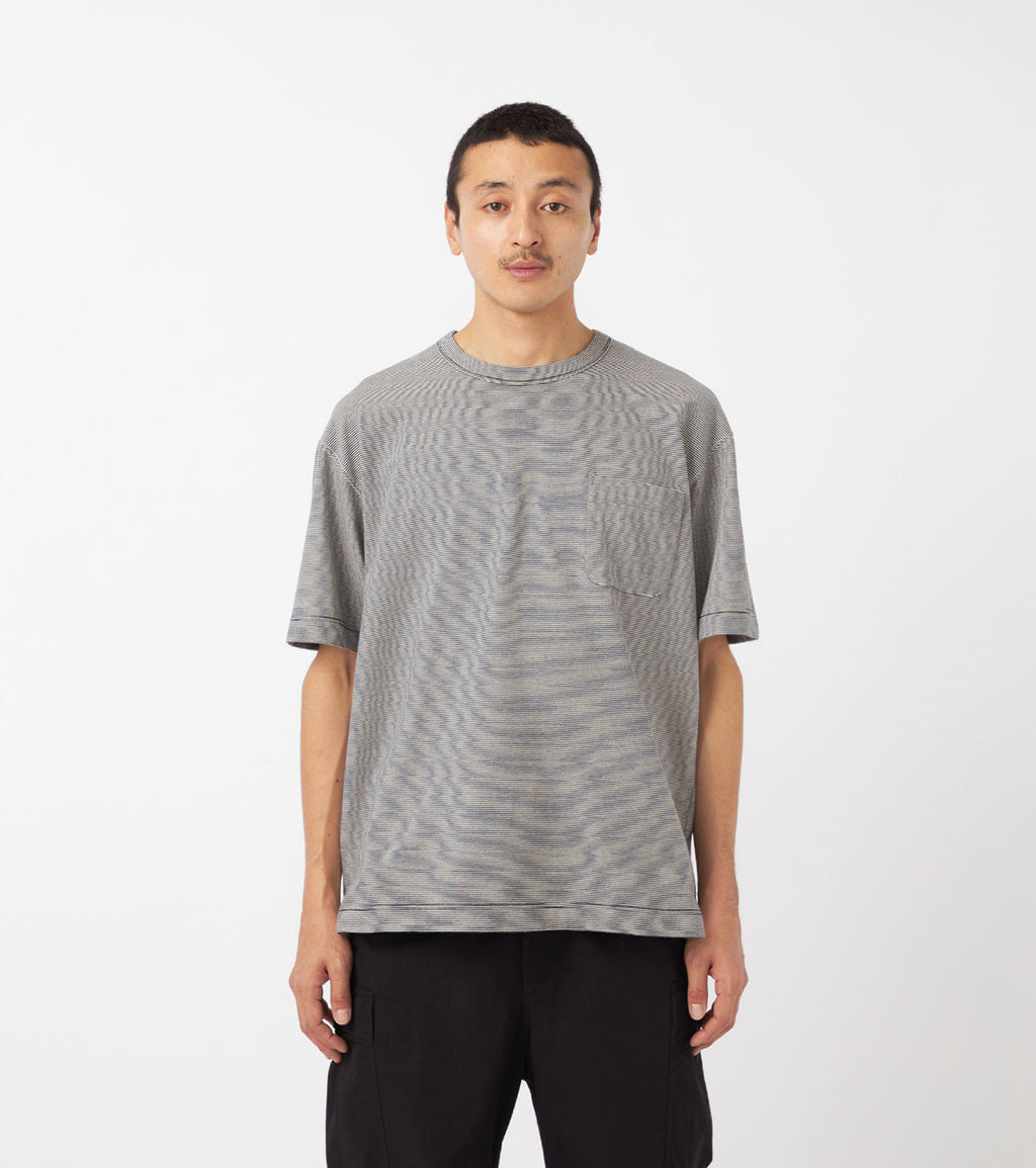 Micro Stripe Pocket Tee
