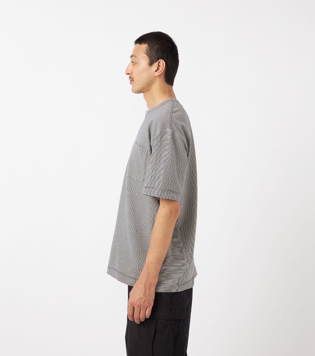 Micro Stripe Pocket Tee