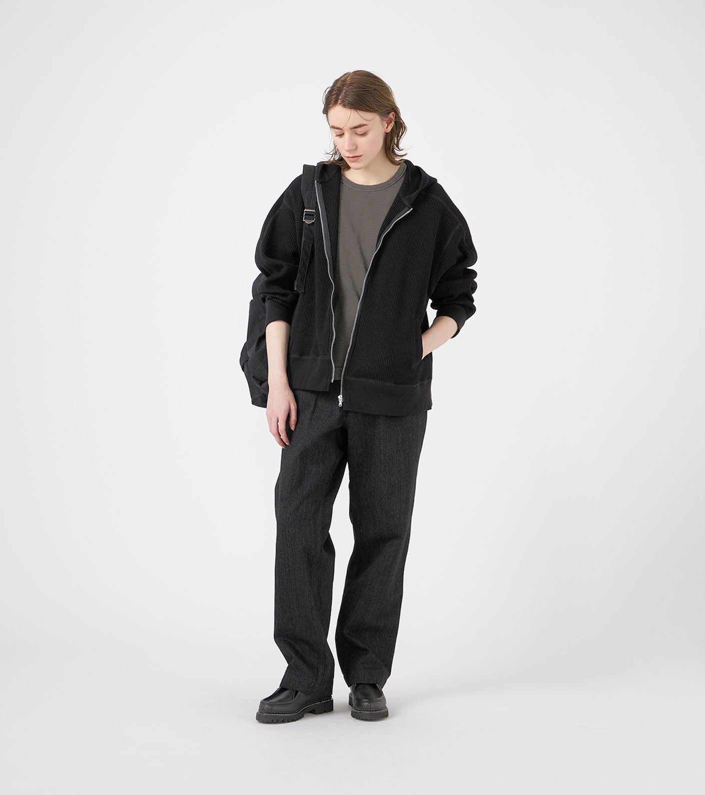 Zip-Up Thermal Hoodie