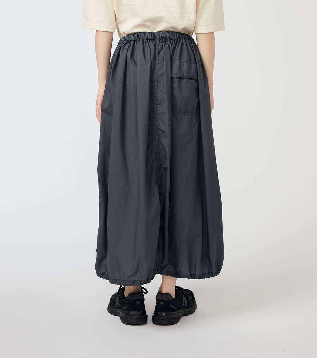 Garment Dyed Nylon Over Skirt