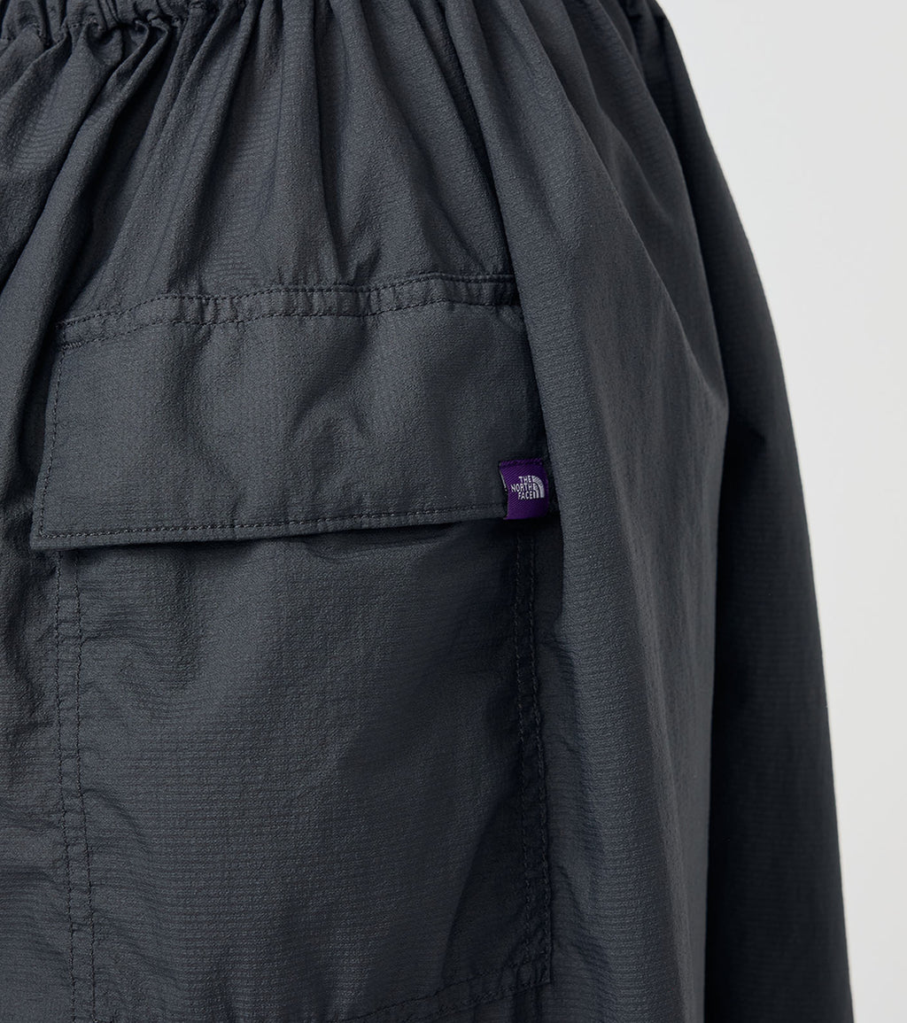 Garment Dyed Nylon Over Skirt