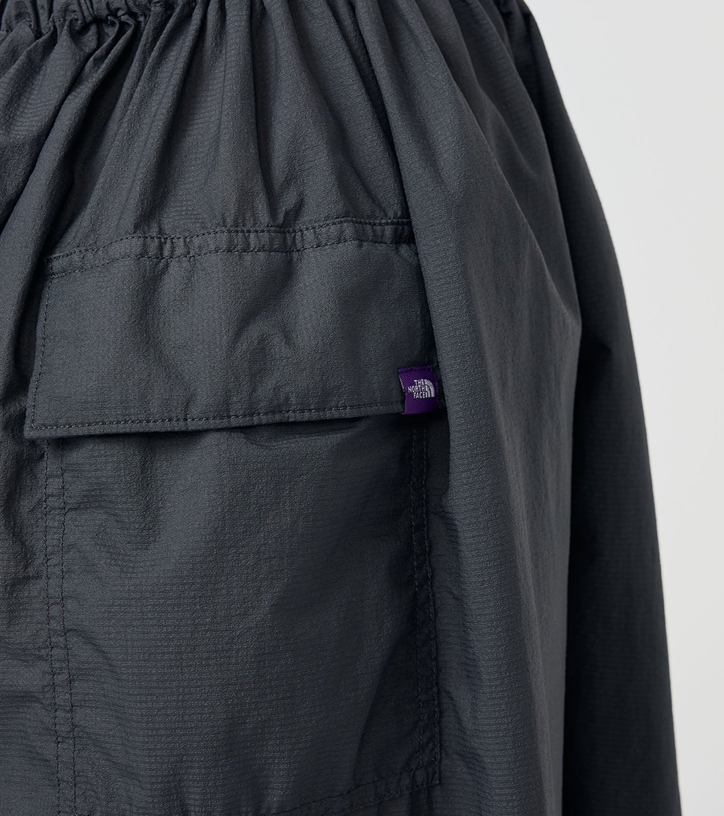 Garment Dyed Nylon Over Skirt