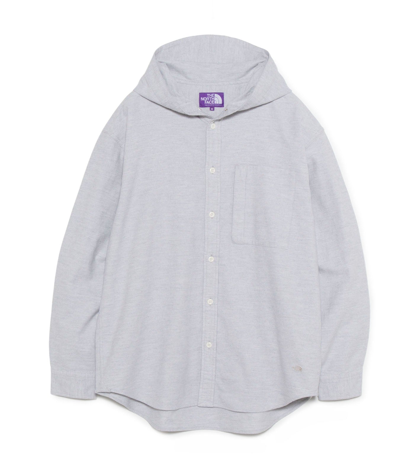 Flannel Mountain Hooded Shirt - ST(Stone)