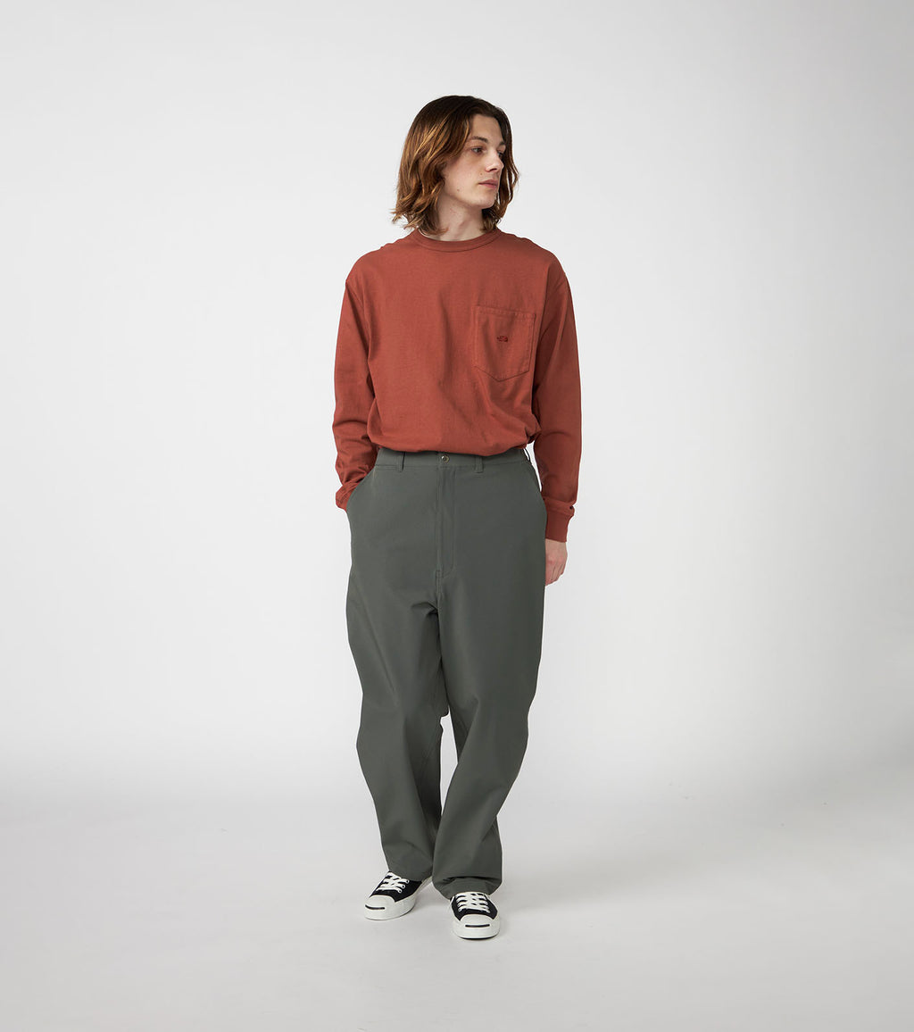 Stretch Twill Wide Tapered Field Pants