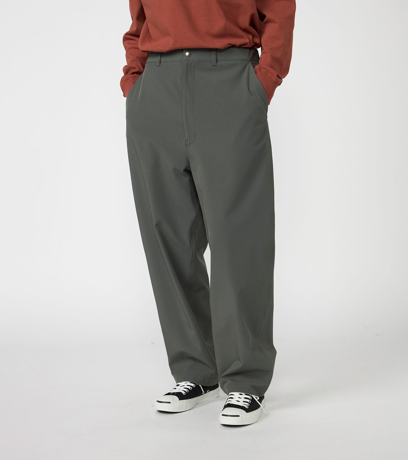 Stretch Twill Wide Tapered Field Pants