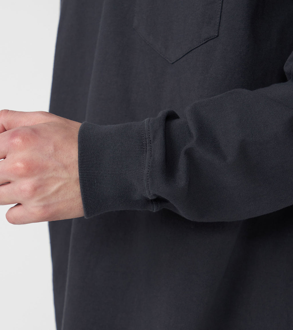 8oz Field Long Sleeve Pocket Tee