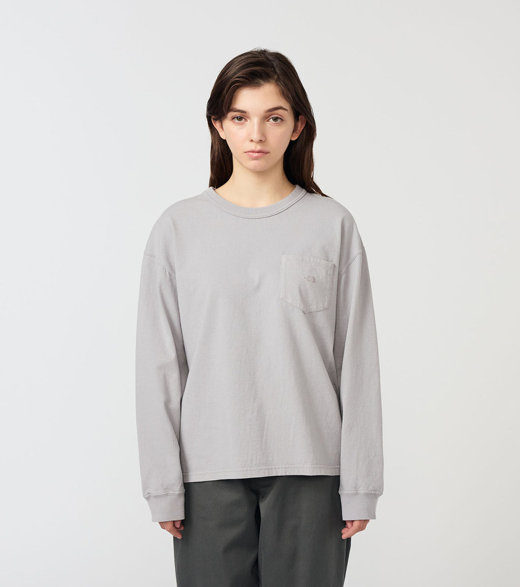 8oz Field Long Sleeve Pocket Tee