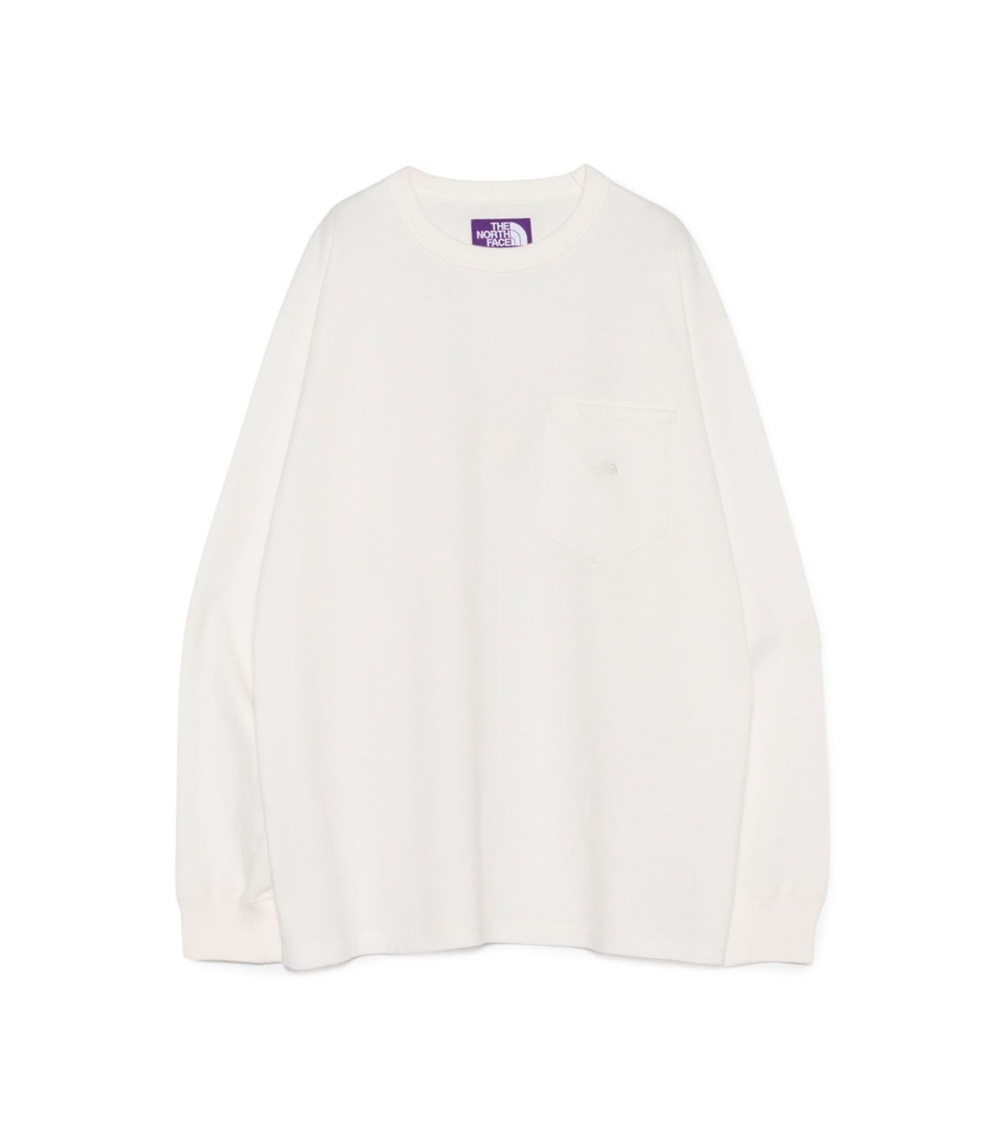 8oz Field Long Sleeve Pocket Tee - OW(Off White)