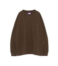 8oz Field Long Sleeve Pocket Tee - BR(Brown)