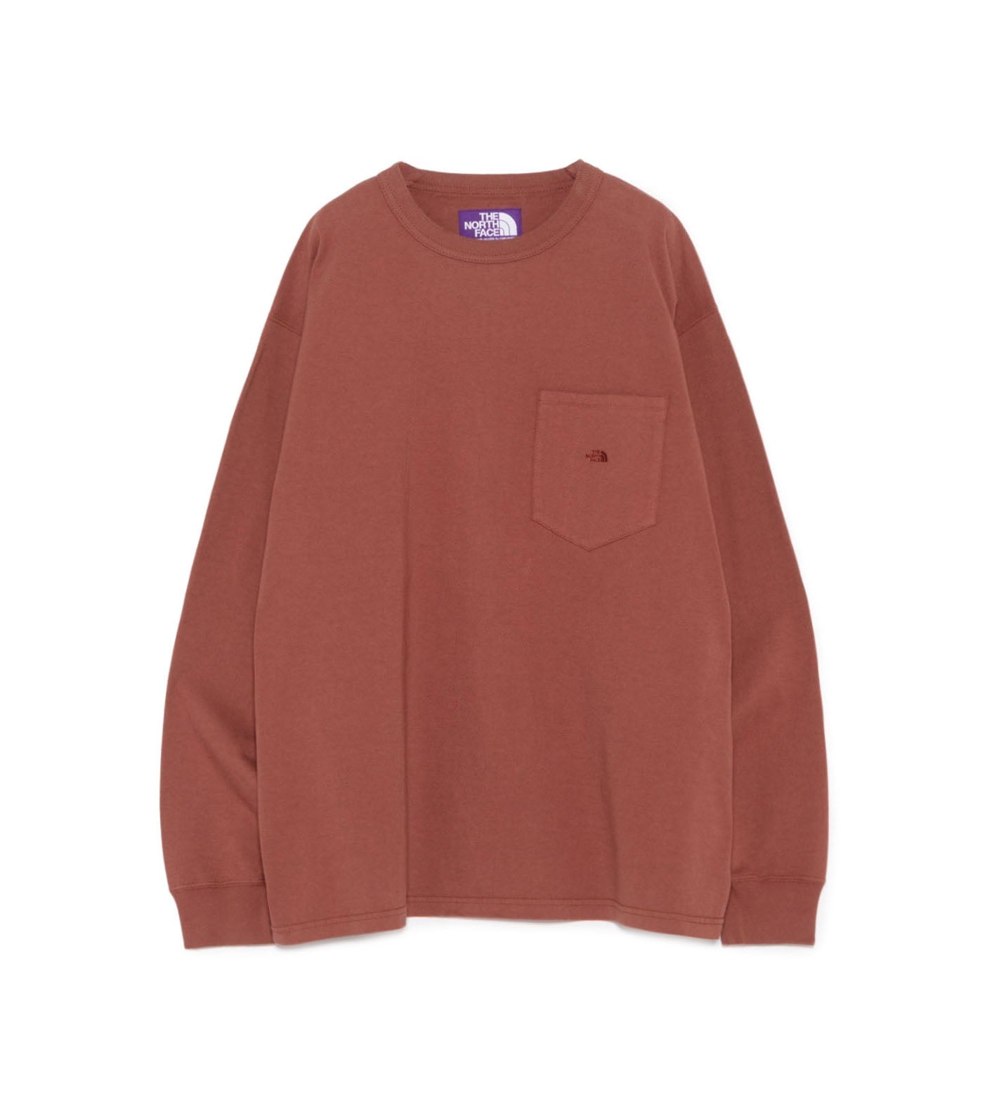 8oz Field Long Sleeve Pocket Tee - RU(Rust)