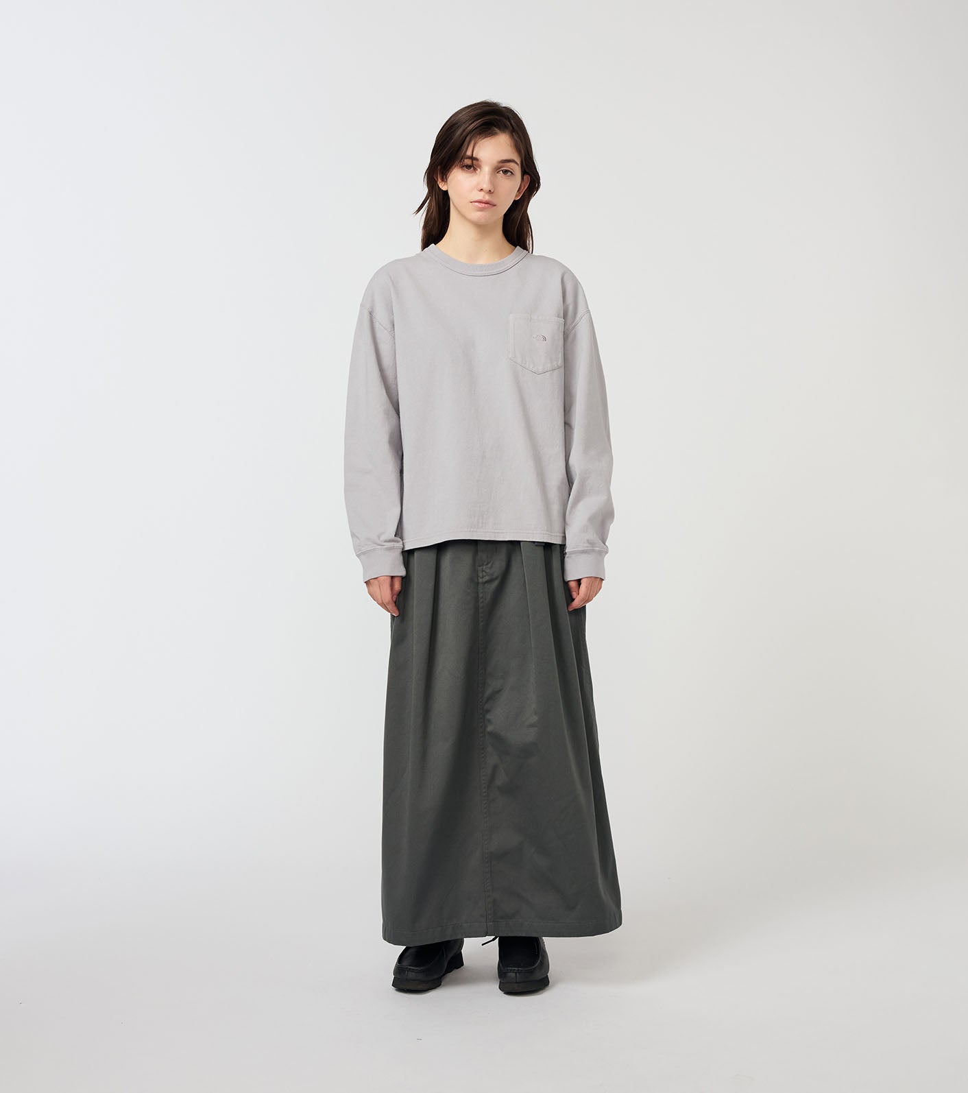 Chino Tuck Field Skirt