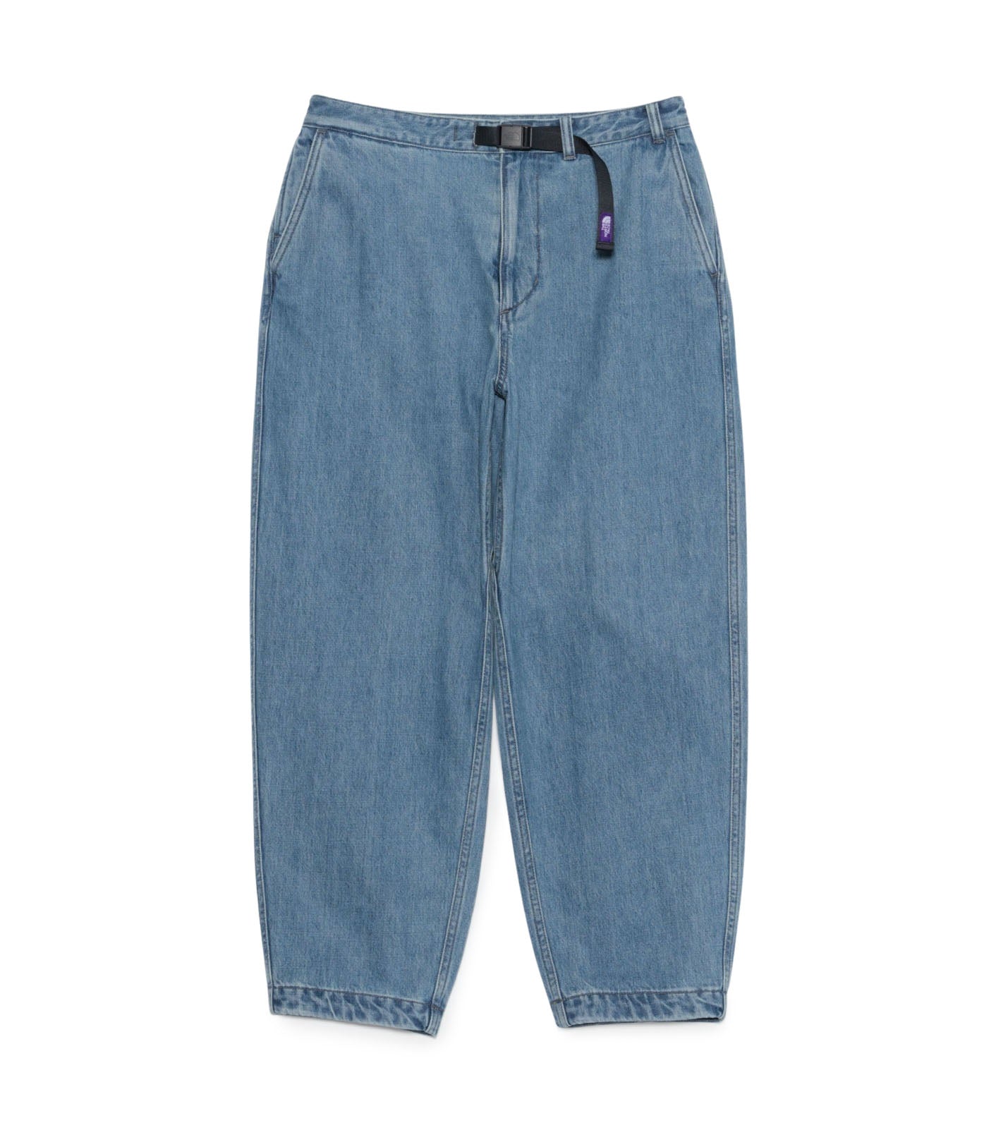 Denim Wide Tapered Field Pants - IB(Indigo Bleach)