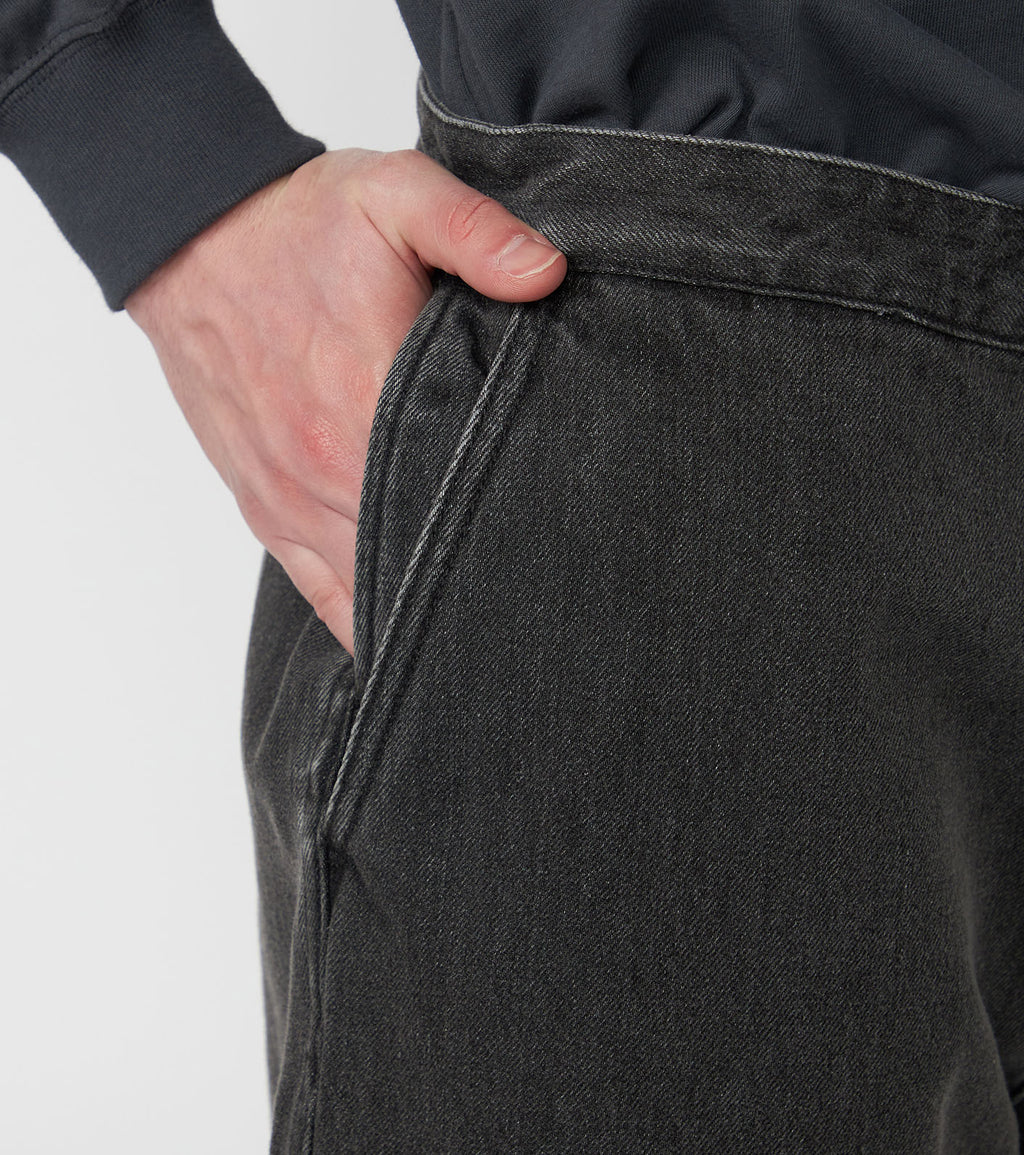 Denim Wide Tapered Field Pants