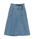 Denim Field Skirt - IB(Indigo Bleach)