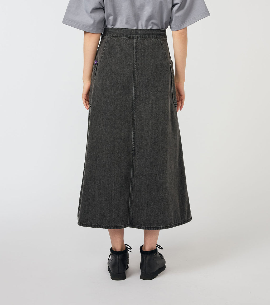 Denim Field Skirt