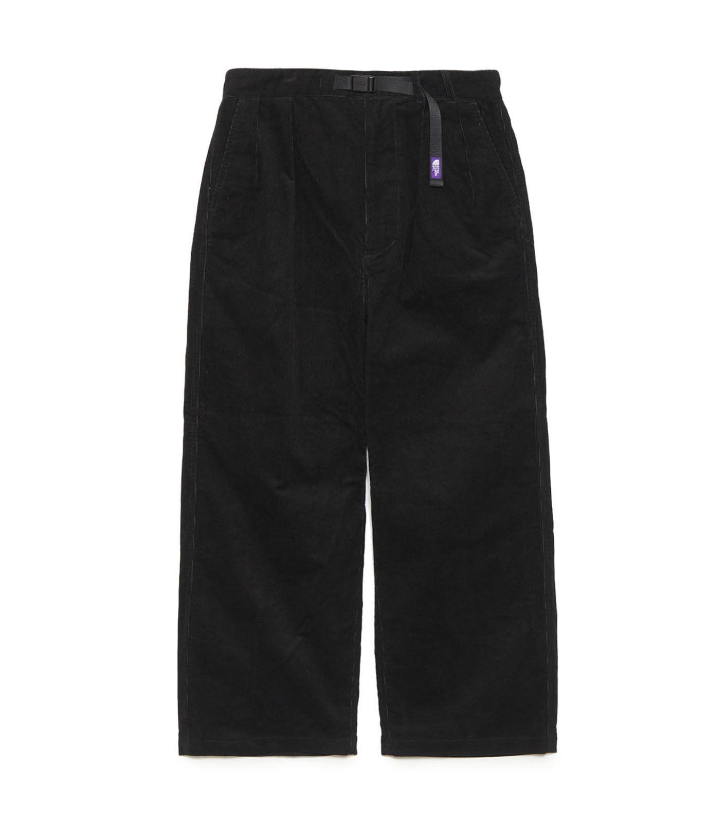 Corduroy Wide Straight Field Pants - K(Black)