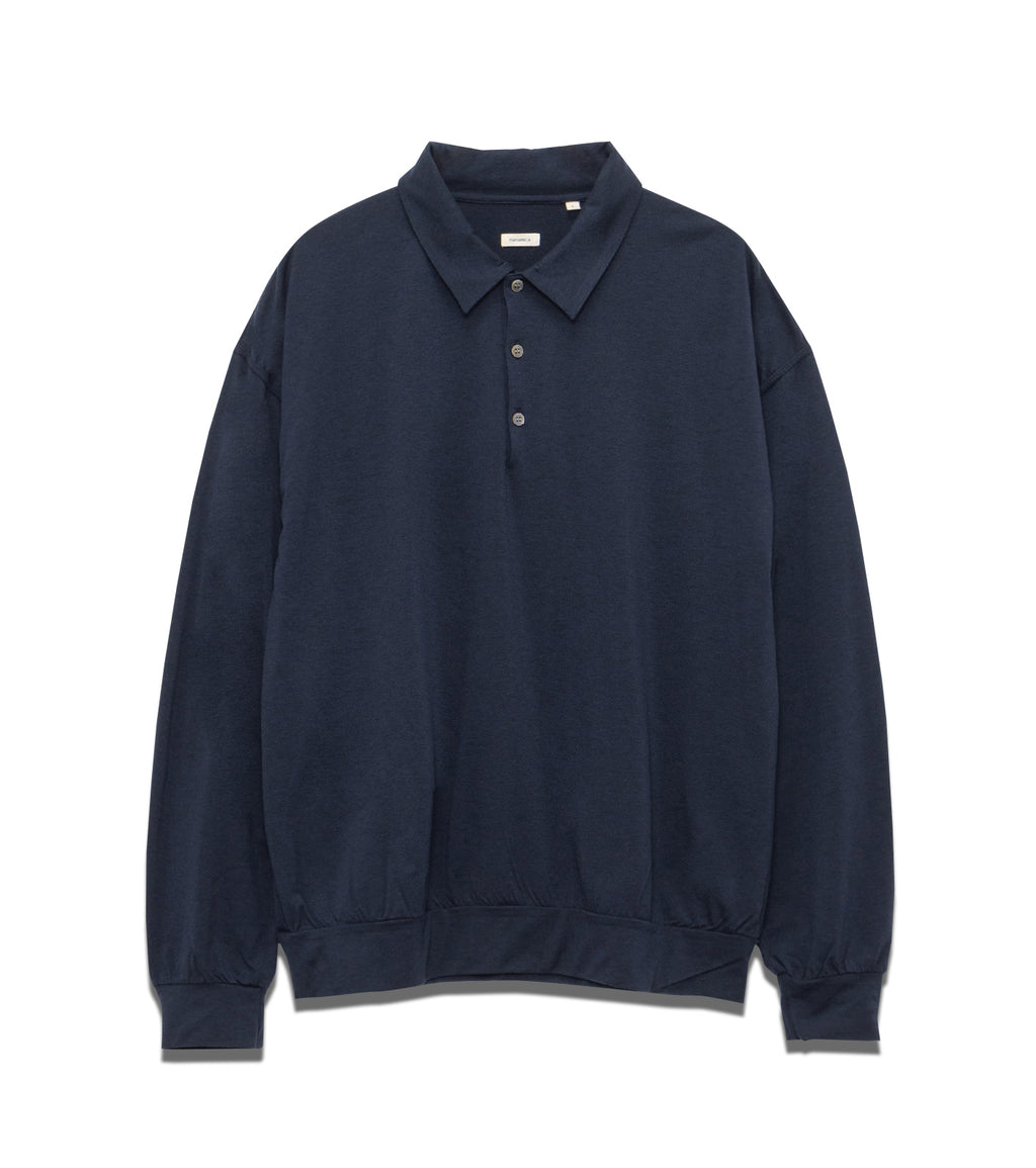 Wool Jersey L/S Polo