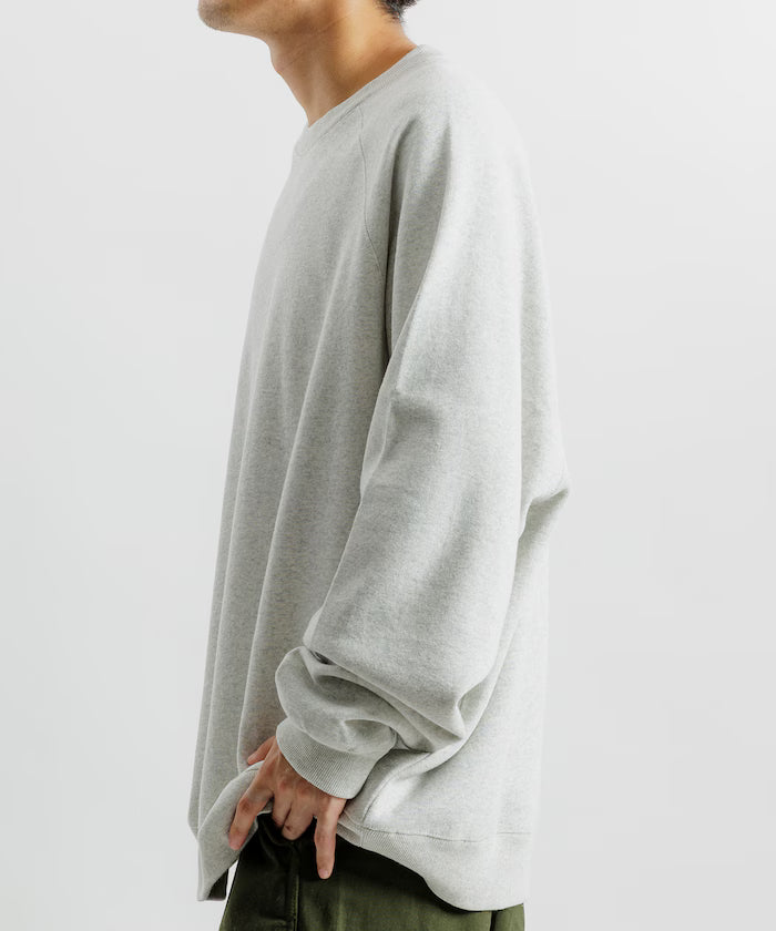 12oz Heavyweight Big Silhouette Raglan Sleeve Crew Neck Sweatshirt 【Limited Edition】