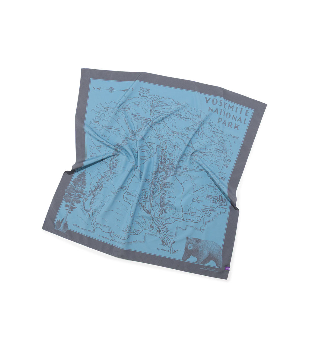 Mountain Field Scarf - TB(Teal Blue)