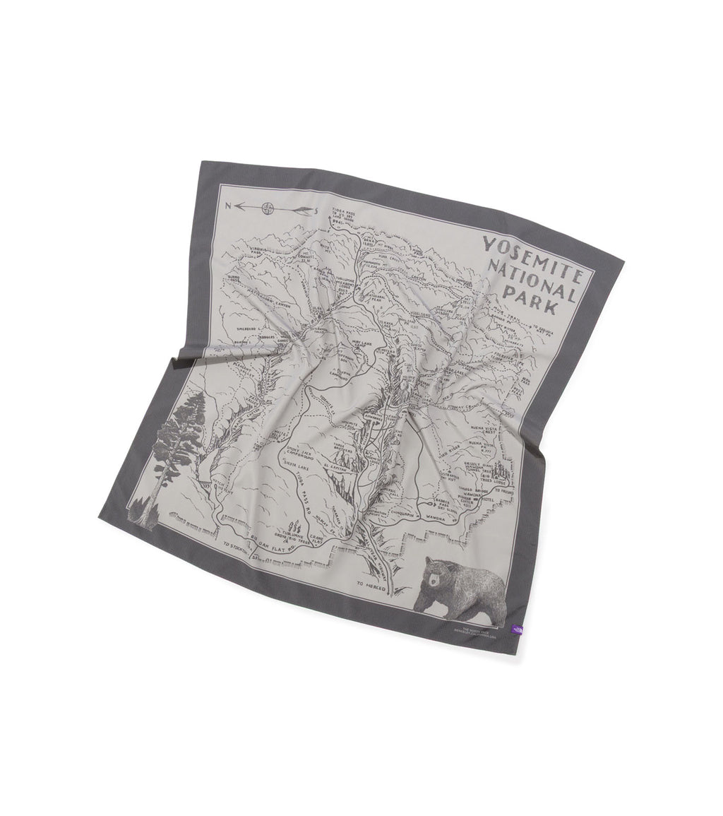 Mountain Field Scarf - AH(Asphalt Gray)