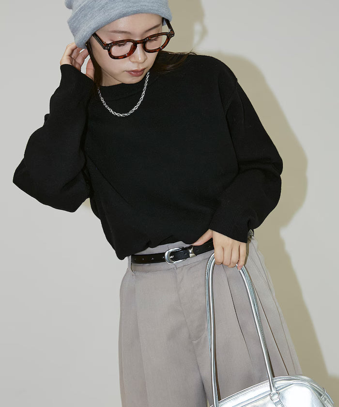 Sweat-like Knit Limited Edition - Black