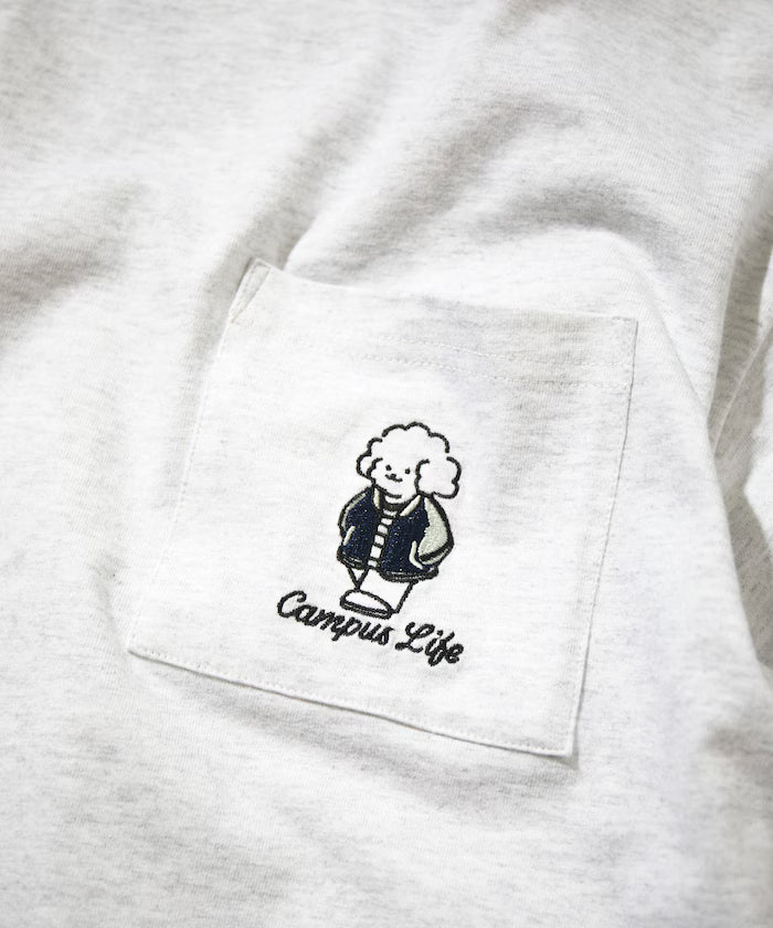 tombonia/Tombonia Back Print Crew Neck T-Shirt/Campus Life