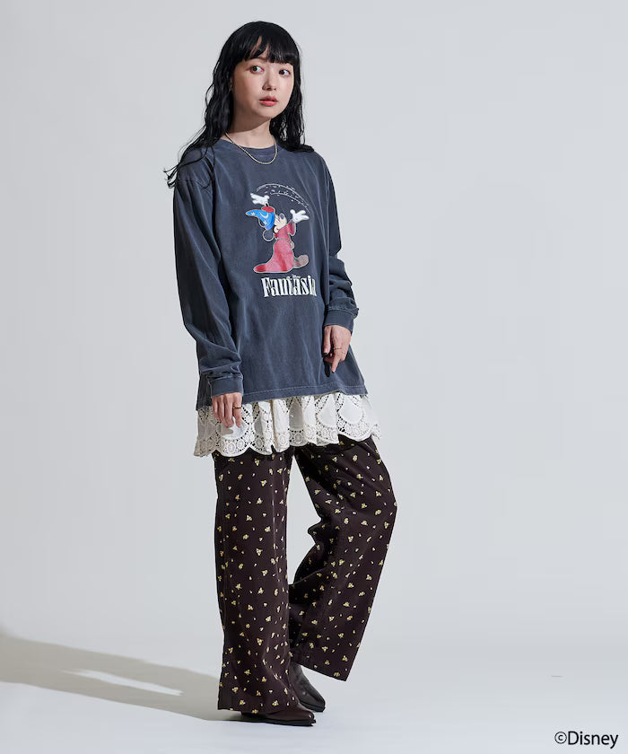 [DISNEY FANTASIA] Big Front Print Long T
