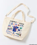 [March 5th 12:00 Release] SAMURAI JAPAN x FREAK'S STORE Exclusive CANVAS TOTE BAG - Natural