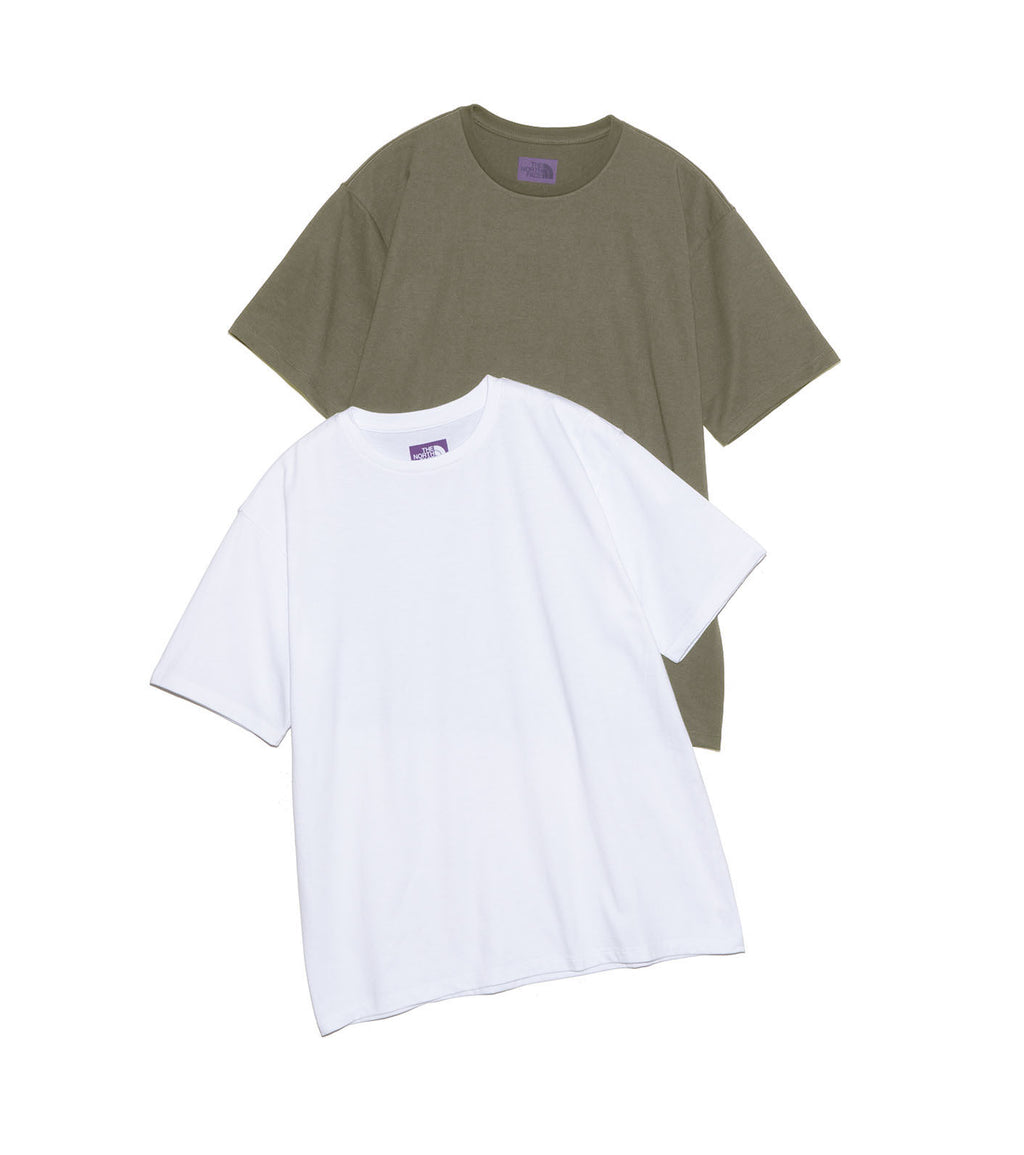 Pack Field Tee - WL(White x Olive)