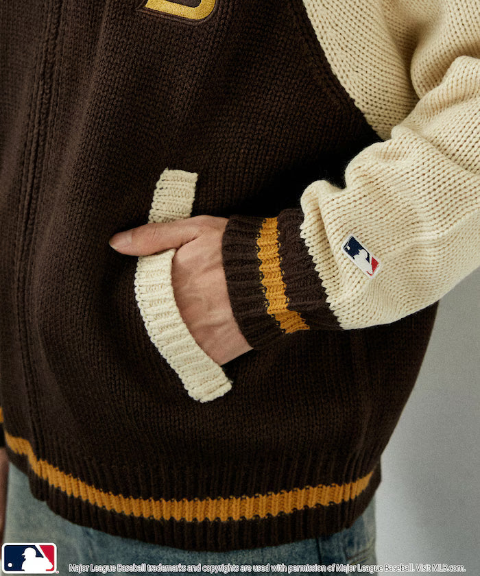 Custom ZIP KNIT CARDIGAN