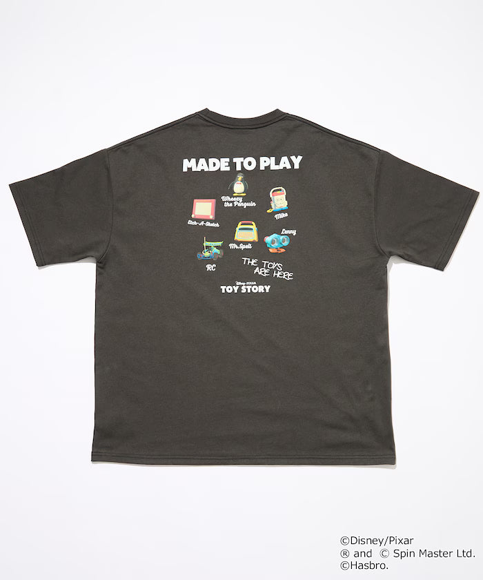 [TOY STORY] Exclusive Back Print Crew Neck T-Shirt / MADE TO PLAY [Limited Edition]