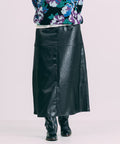 Heavy Satin Skirt - Black