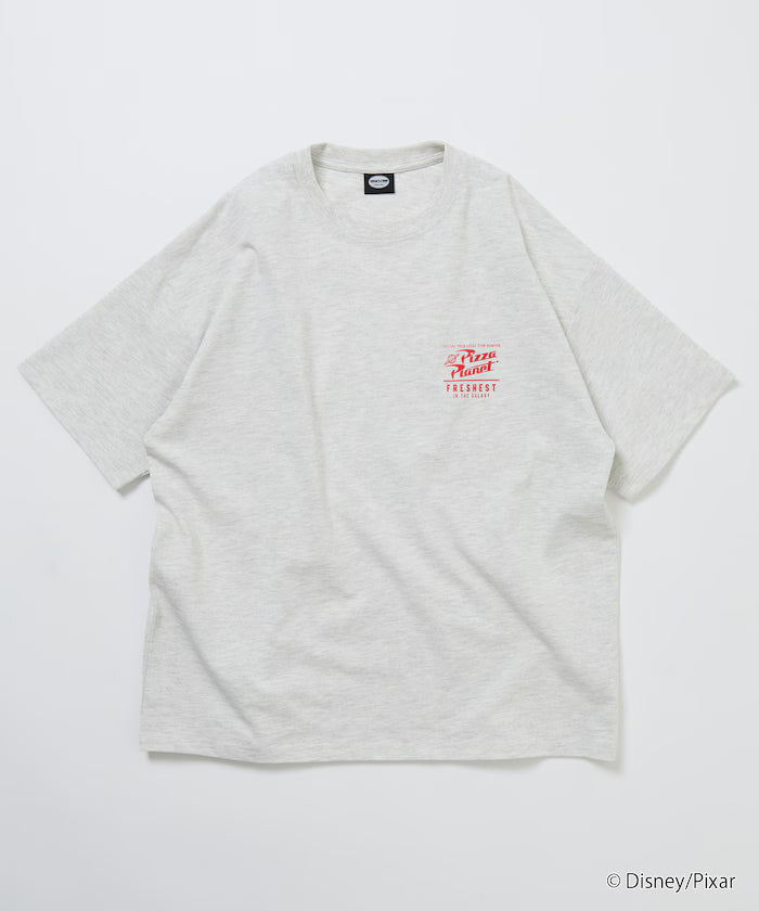 [TOY STORY] Exclusive Big Silhouette Back Print Crew Neck T-Shirt / Pizza Planet [Limited Edition]