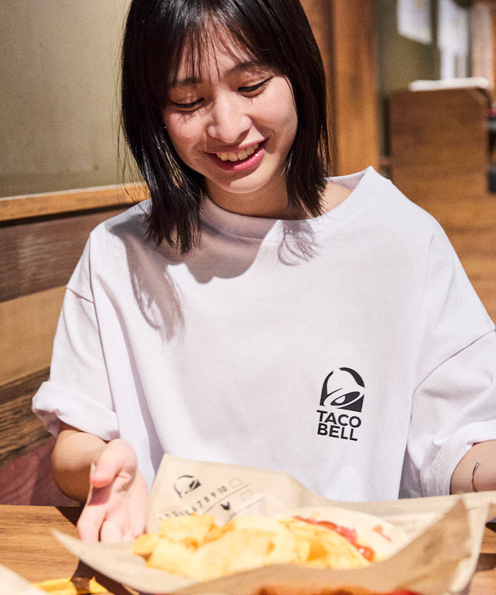 Limited Edition TACOBELL×FREAK'S STORE Exclusive Big Silhouette Back Print Crew Neck T-Shirt
