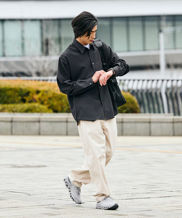 AiRide/Air Ride Relax Fit Regular Collar L/S Shirt/Pocketable/Quick Dry/UV Cut 【Limited Edition】