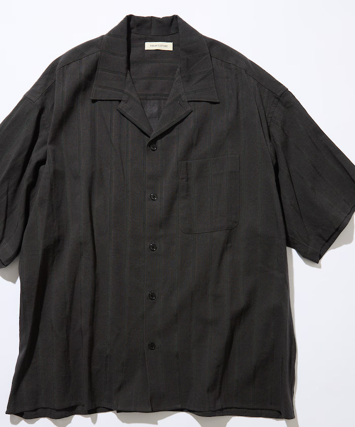 Relax Fit Relaxed Fit Shadow Stripe Open Color Shirt [Limited Release]