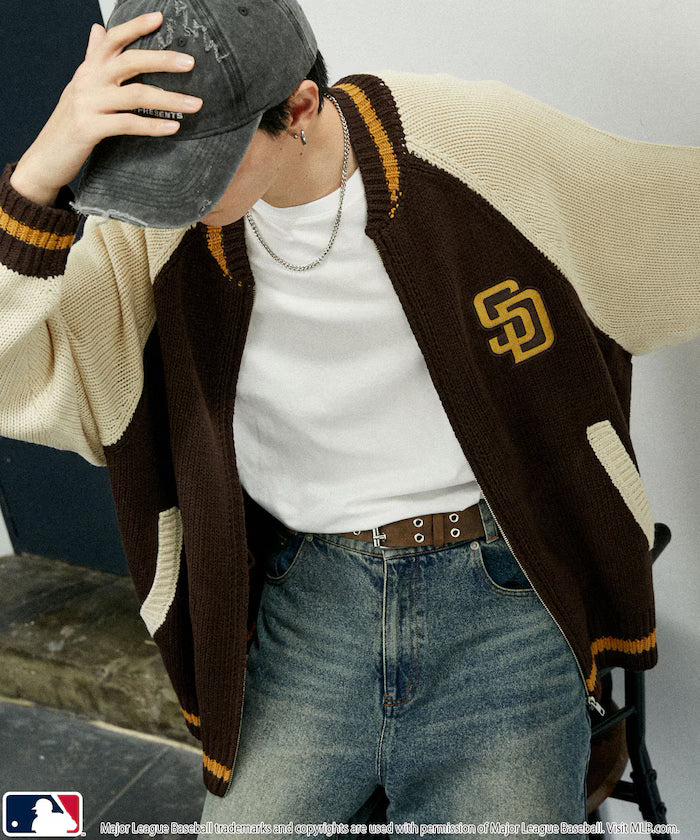 Custom ZIP KNIT CARDIGAN