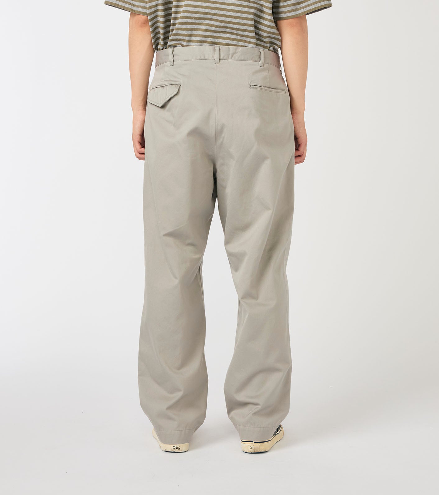 Double Pleated Chino Pants