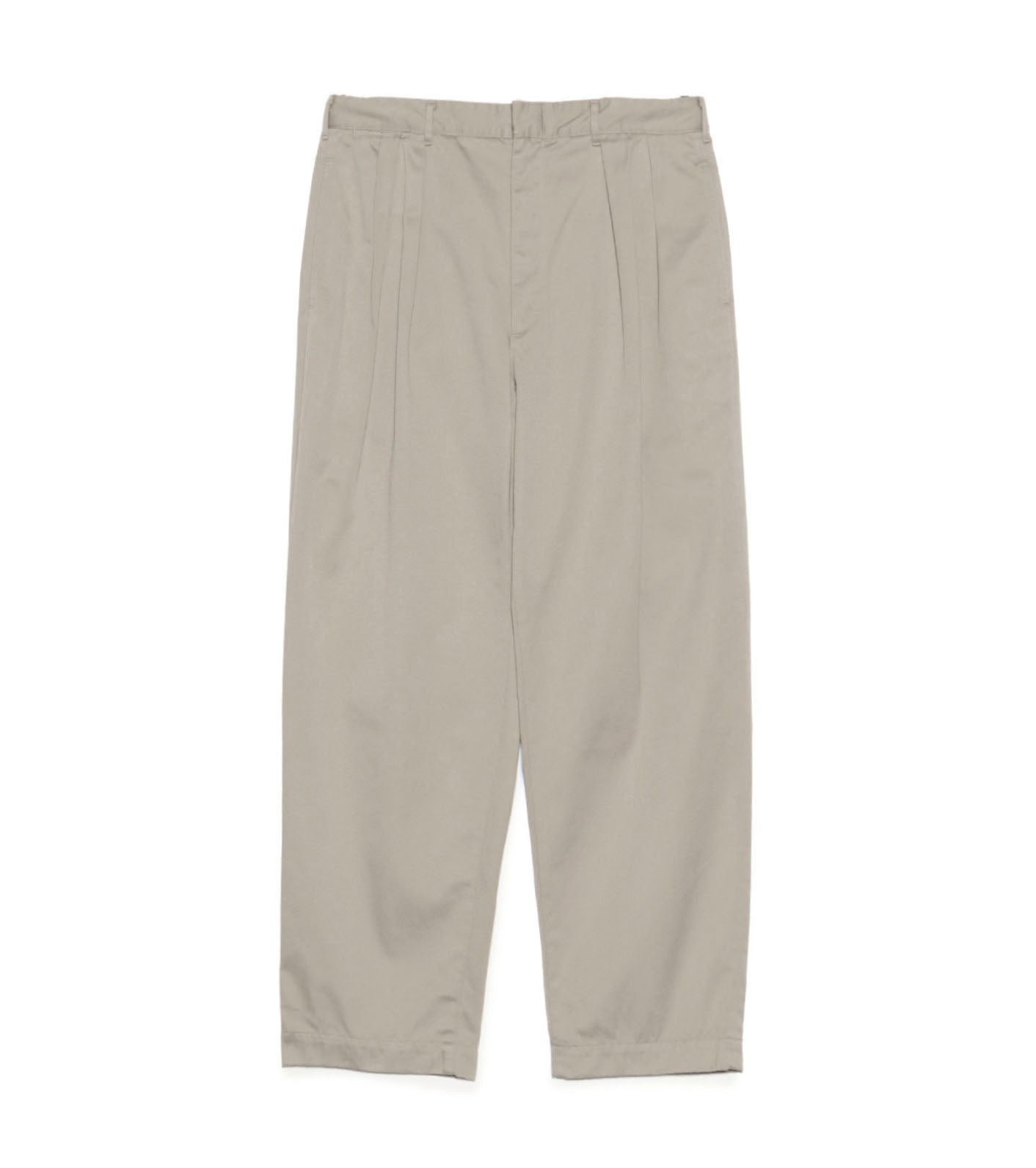 Double Pleated Chino Pants - LH(Light Gray)