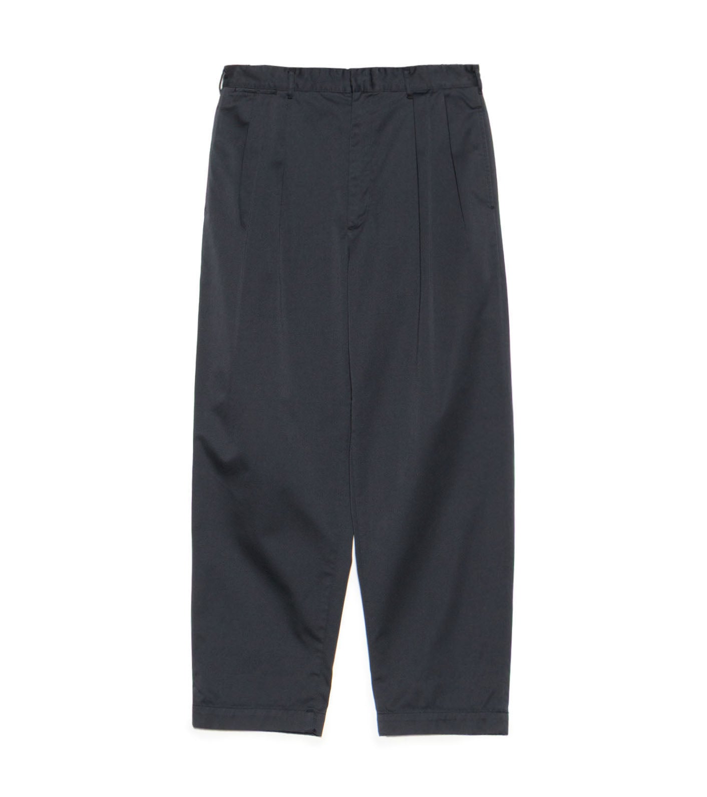 Double Pleated Chino Pants - N(Navy)