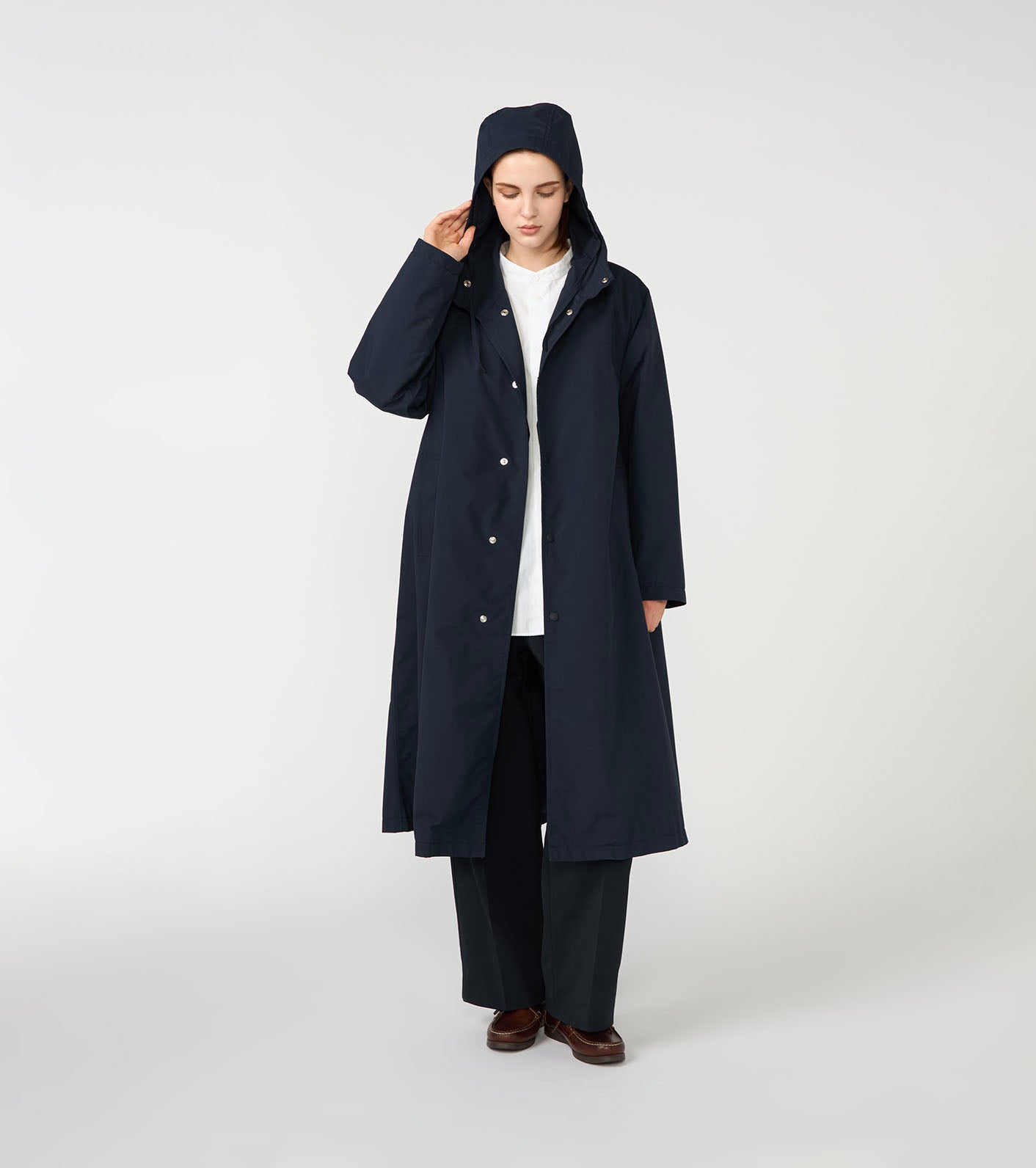 2L NYLON GORE-TEX Hooded Coat