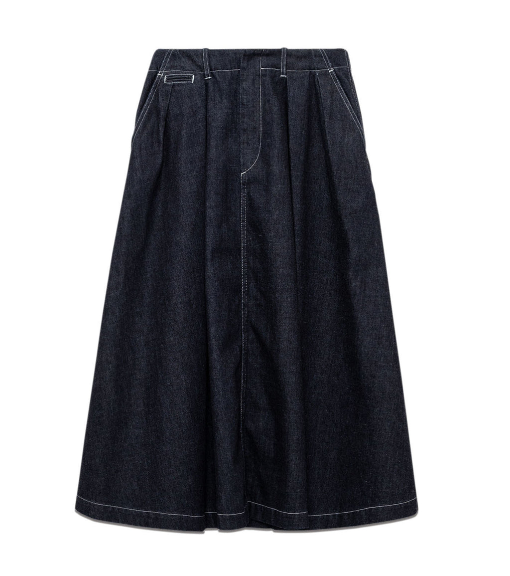 Denim Skirt - ID(Indigo)