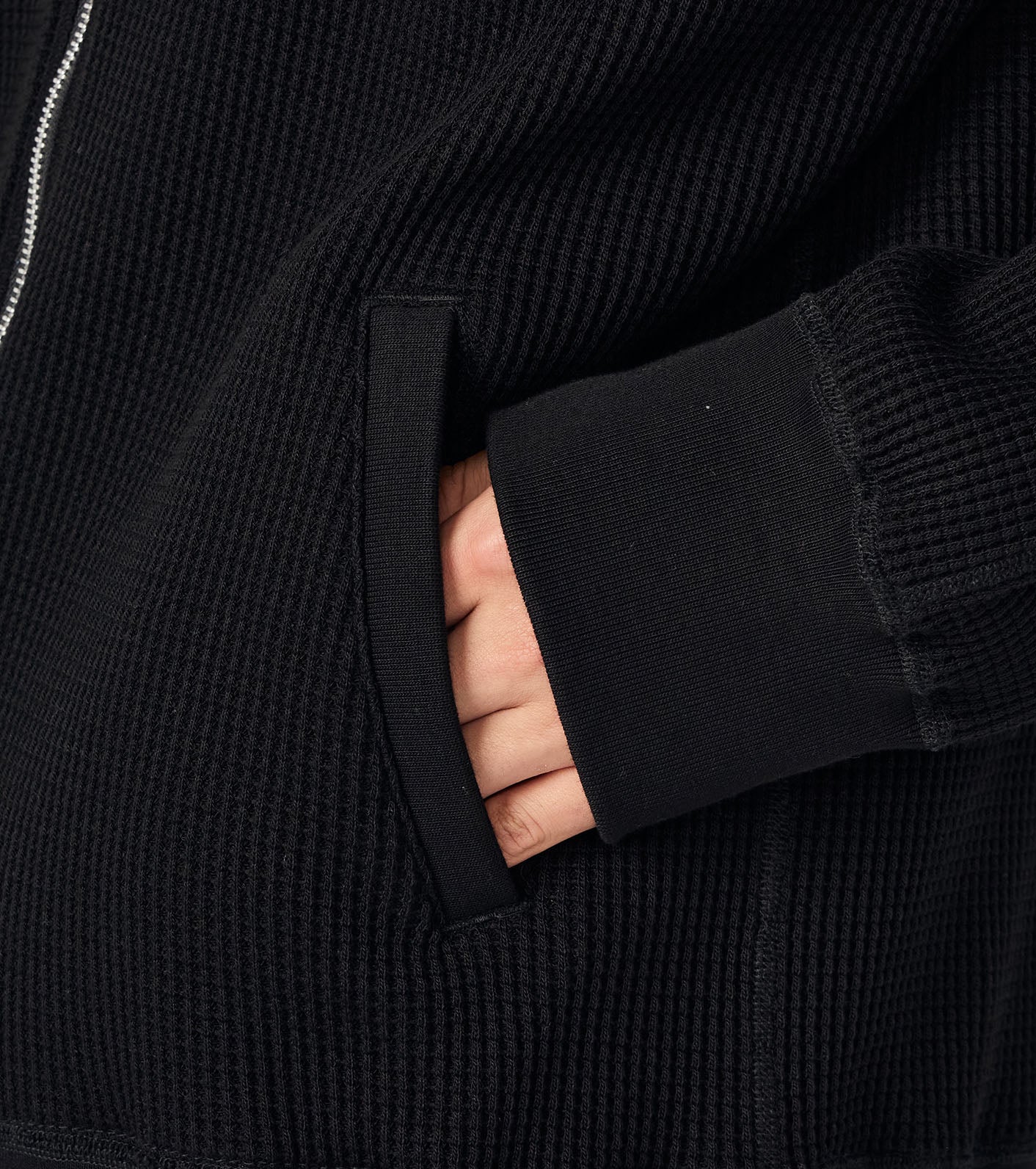 Zip-Up Thermal Hoodie