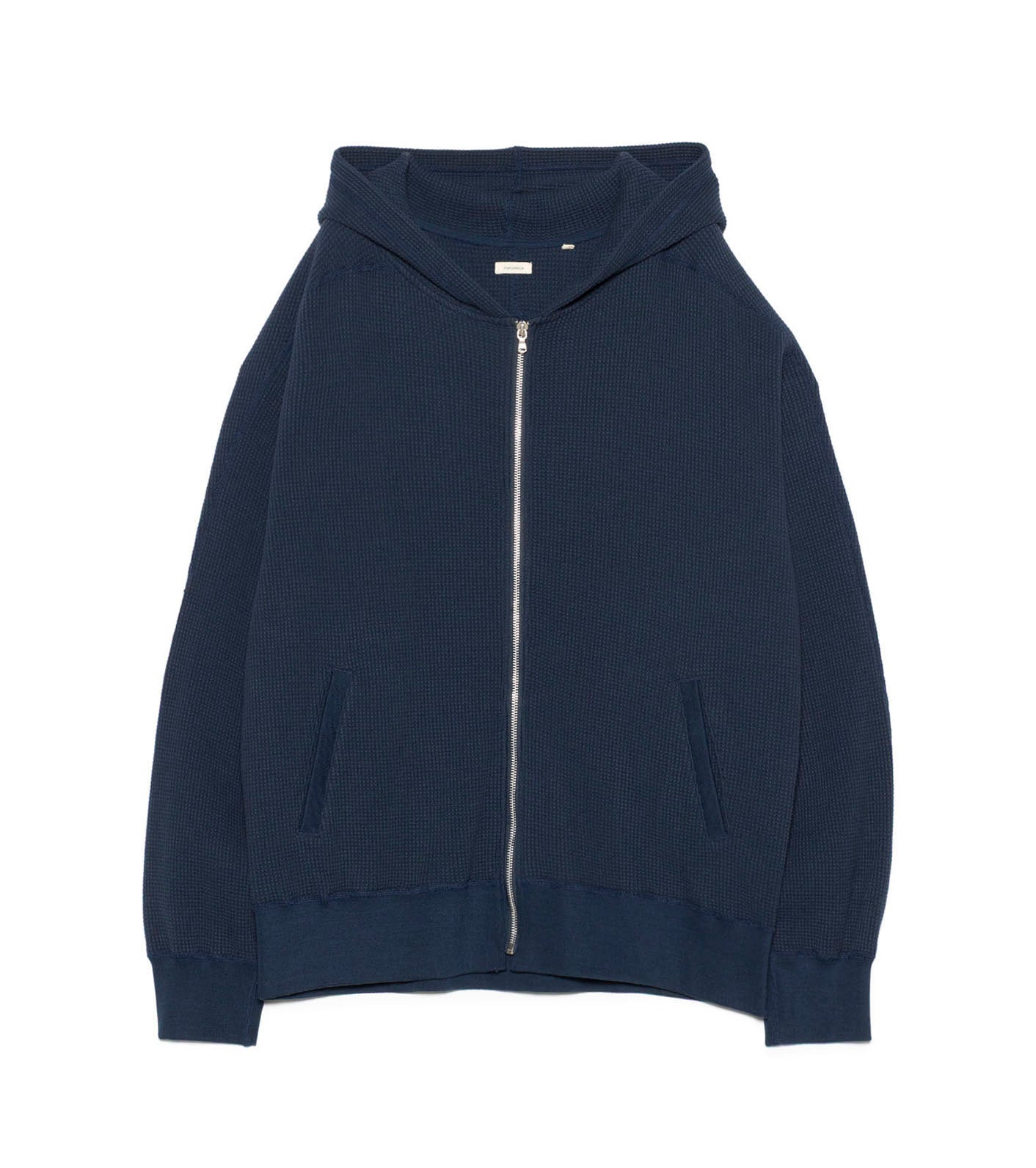 Zip-Up Thermal Hoodie - N(Navy)