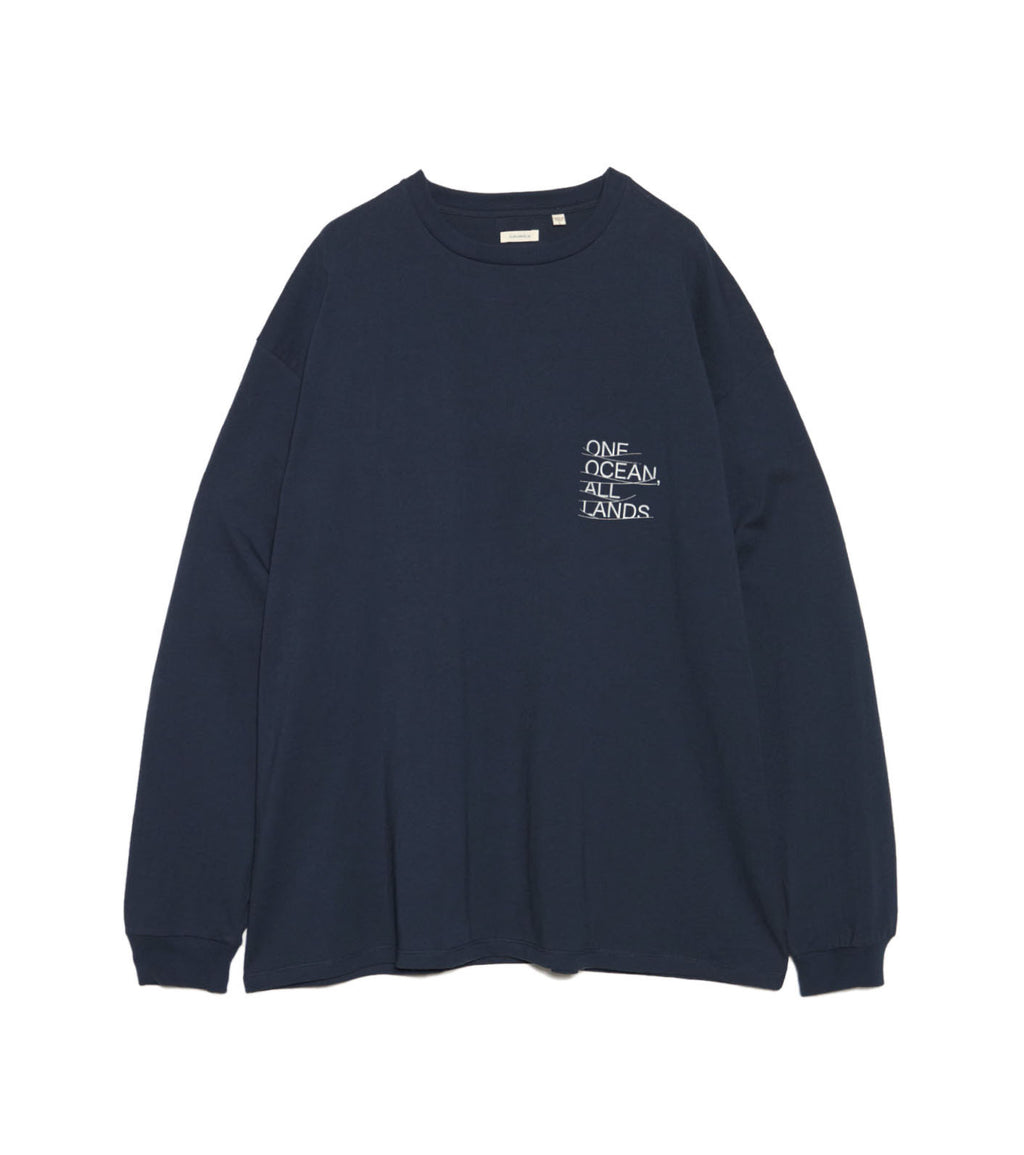 OOAL Graphic L/S Tee - N(Navy)