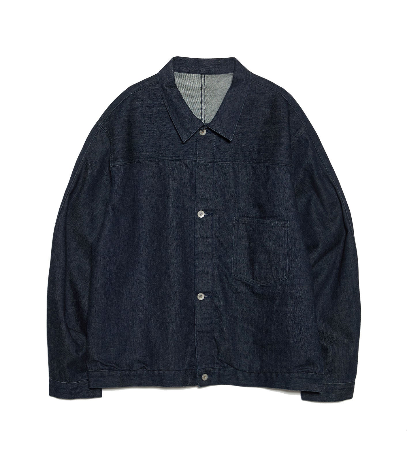 Short Denim Jacket - ID(Indigo)
