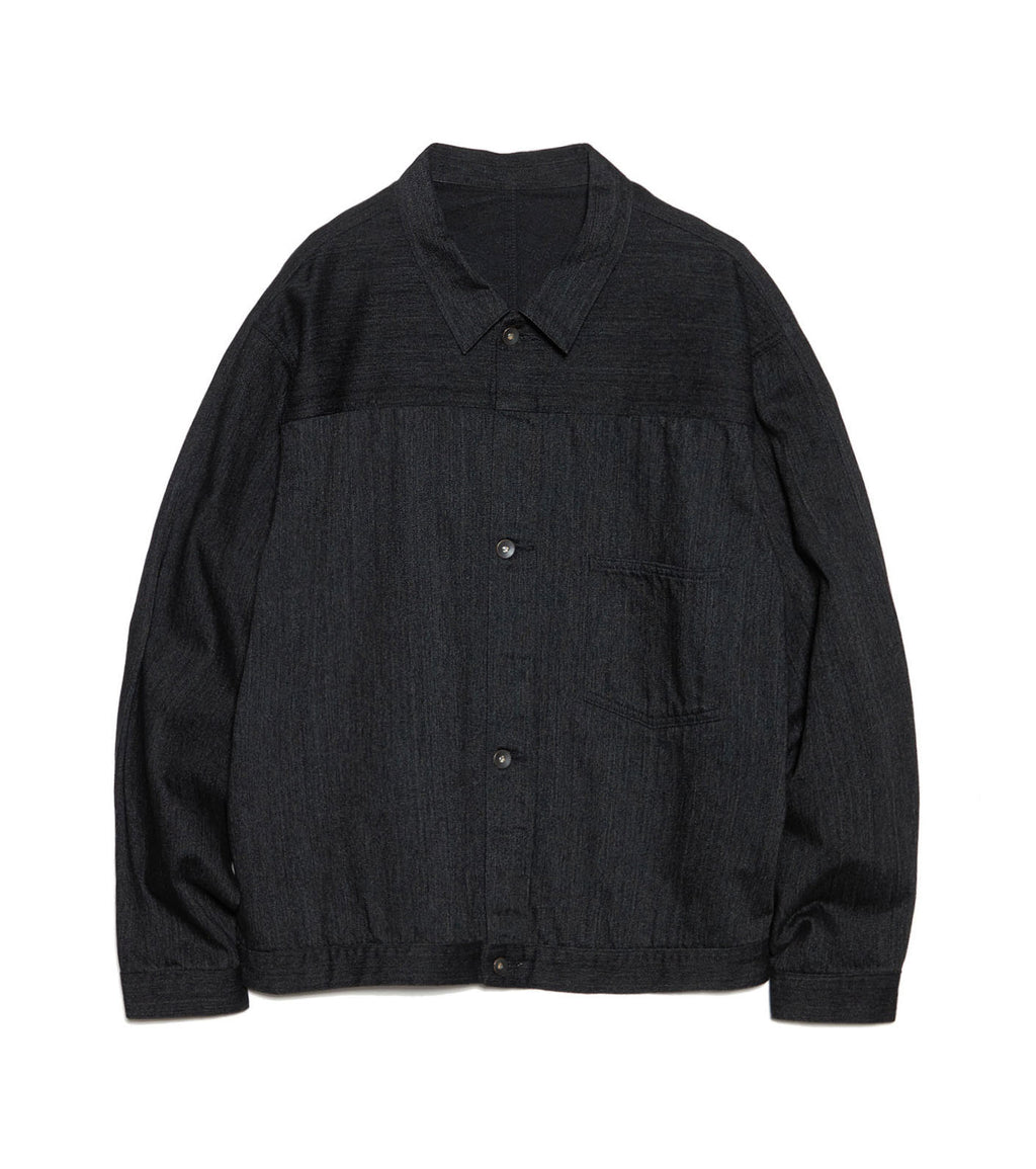 Short Denim Jacket - K(Black)