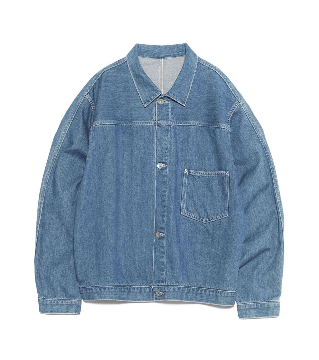 Short Denim Jacket - LI(Light Indigo)