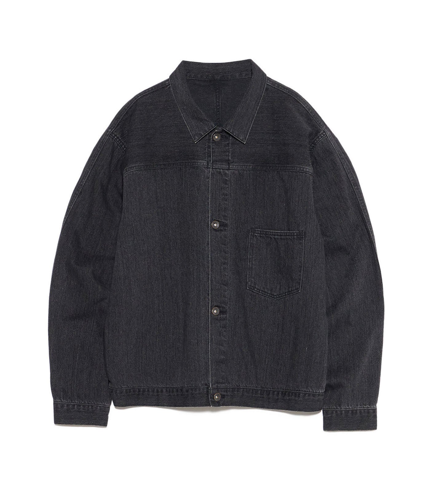 Short Denim Jacket - H(Gray)